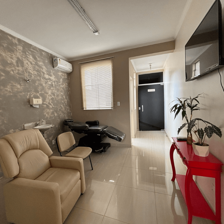 sala espera clinica estetica nucleo de saude bouganville - varginha mg